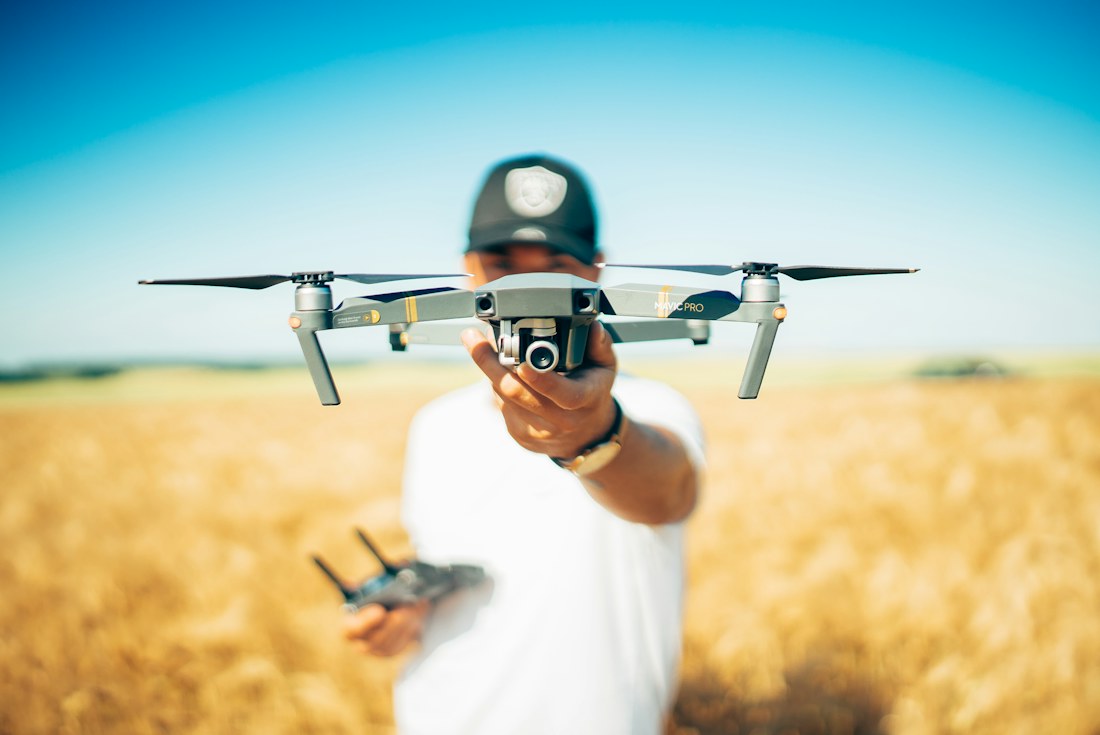 Aerial view suitable for drone event films